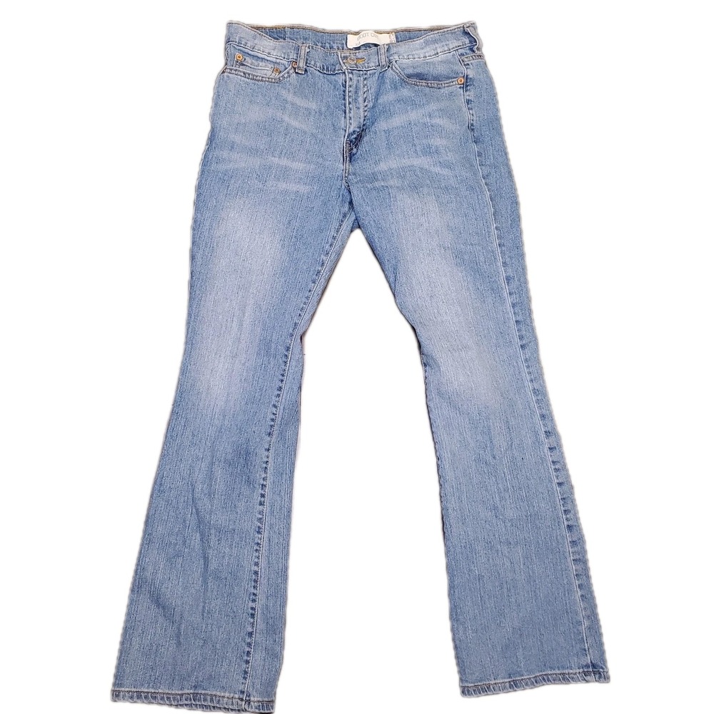Vintage Levis 515 Bootcut Jeans Womens 10M Blue Lightwash Denim Classic Whiskers
